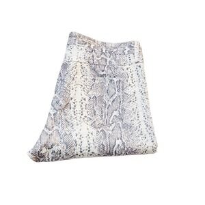 Jay Godfrey Snakeprint Pants Gray White Skinny Size 4